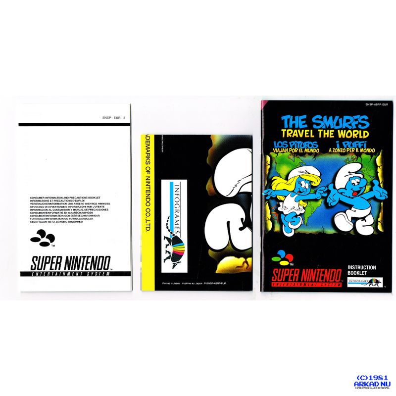 THE SMURFS TRAVEL THE WORLD SNES