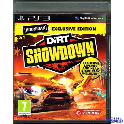 DIRT SHOWDOWN HOONIGAN EXCLUSIVE EDITION PS3