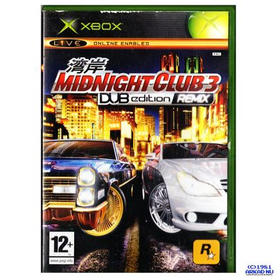 MIDNIGHT CLUB 3 DUB EDITION REMIX XBOX