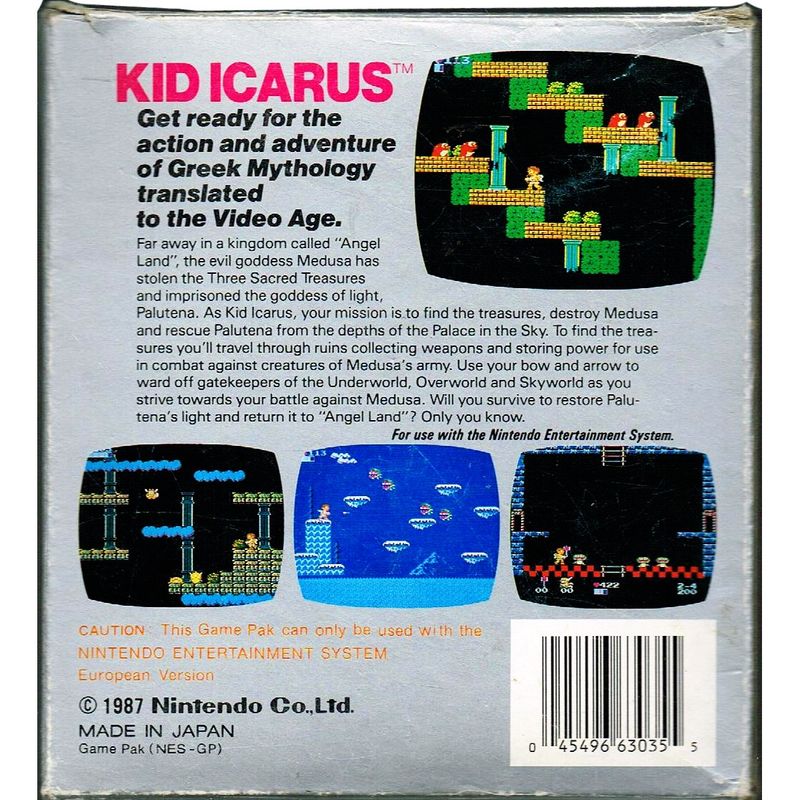 KID ICARUS NES SCN