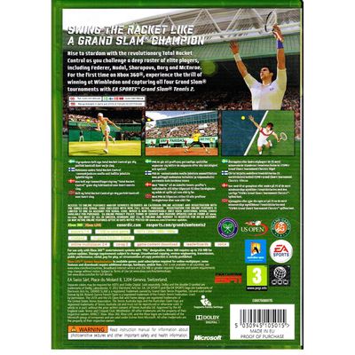 GRAND SLAM TENNIS 2 XBOX 360