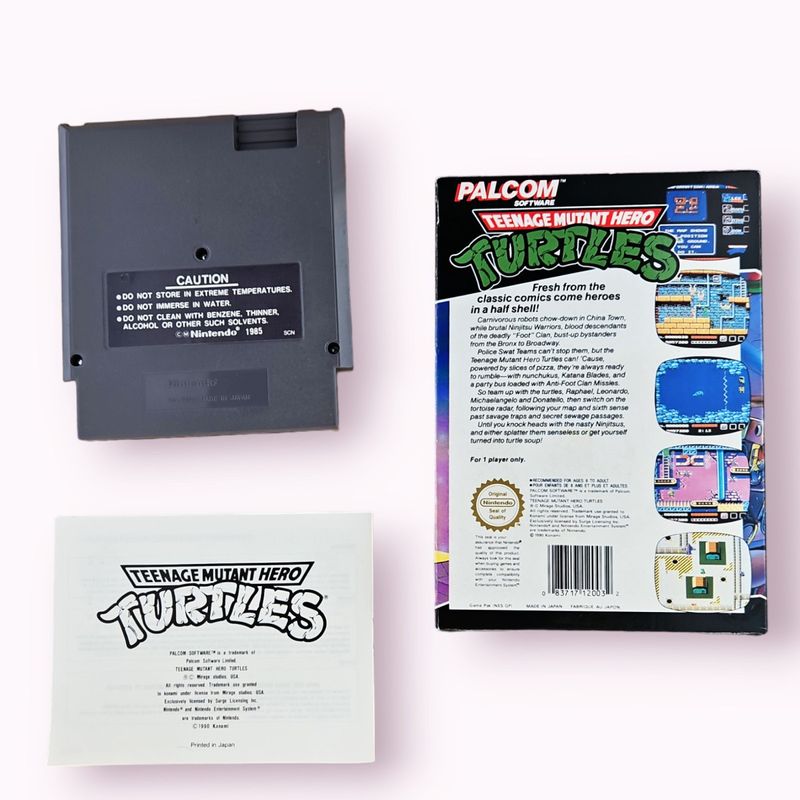 TEENAGE MUTANT HERO TURTLES NES SCN