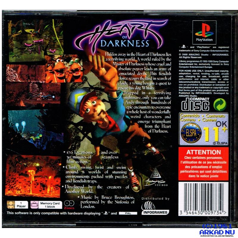 HEART OF DARKNESS PS1