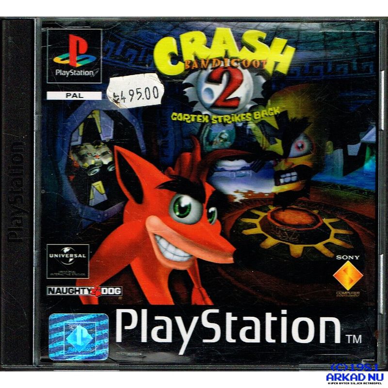 CRASH BANDICOOT 2 CORTEX STRIKES BACK PS1