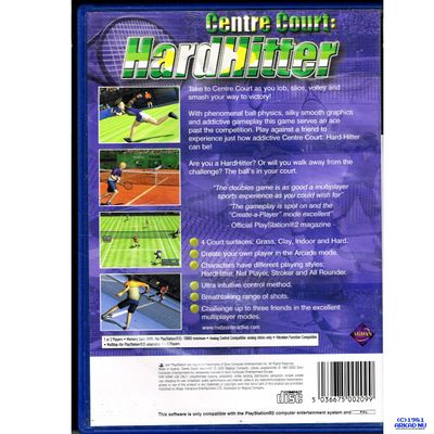 CENTRE COURT HARDHITTERS PS2