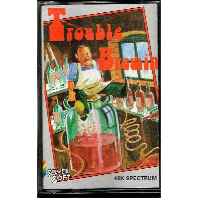 TROUBLE BREWING ZX SPECTRUM KASSETT