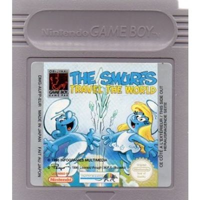 THE SMURFS TRAVEL THE WORLD GAMEBOY