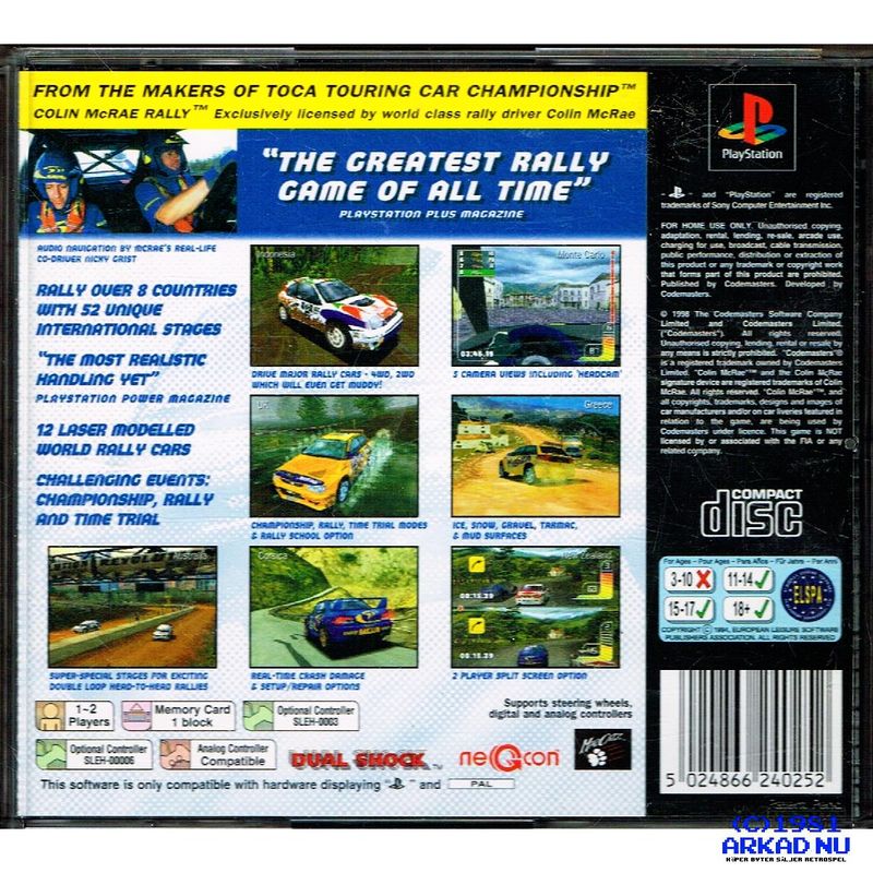 COLIN MCRAE RALLY PS1