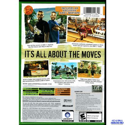 AND 1 STREETBALL XBOX NTSC USA