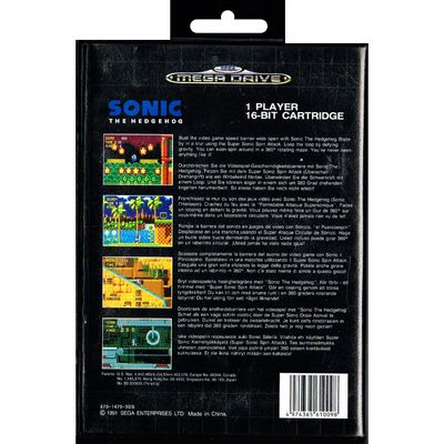 SONIC THE HEDGEHOG MEGADRIVE