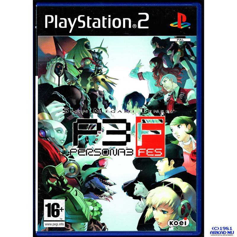 SHIN MEGAMI TENSEI PERSONA 3 FES PS2