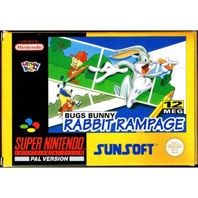 BUGS BUNNY RABBIT RAMPAGE SNES SCN