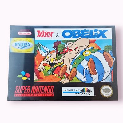 ASTERIX & OBELIX SNES NYTT INPLASTAD