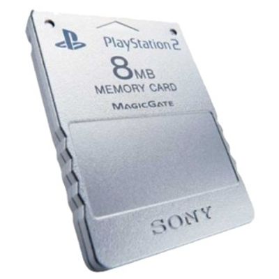 MINNESKORT PS2 8MB SILVER