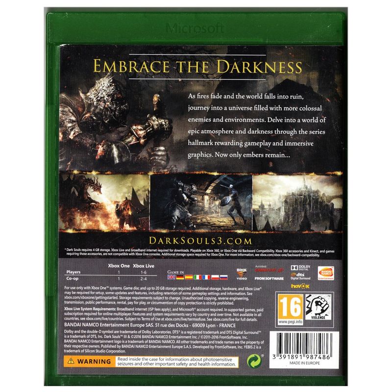 DARK SOULS III XBOX ONE