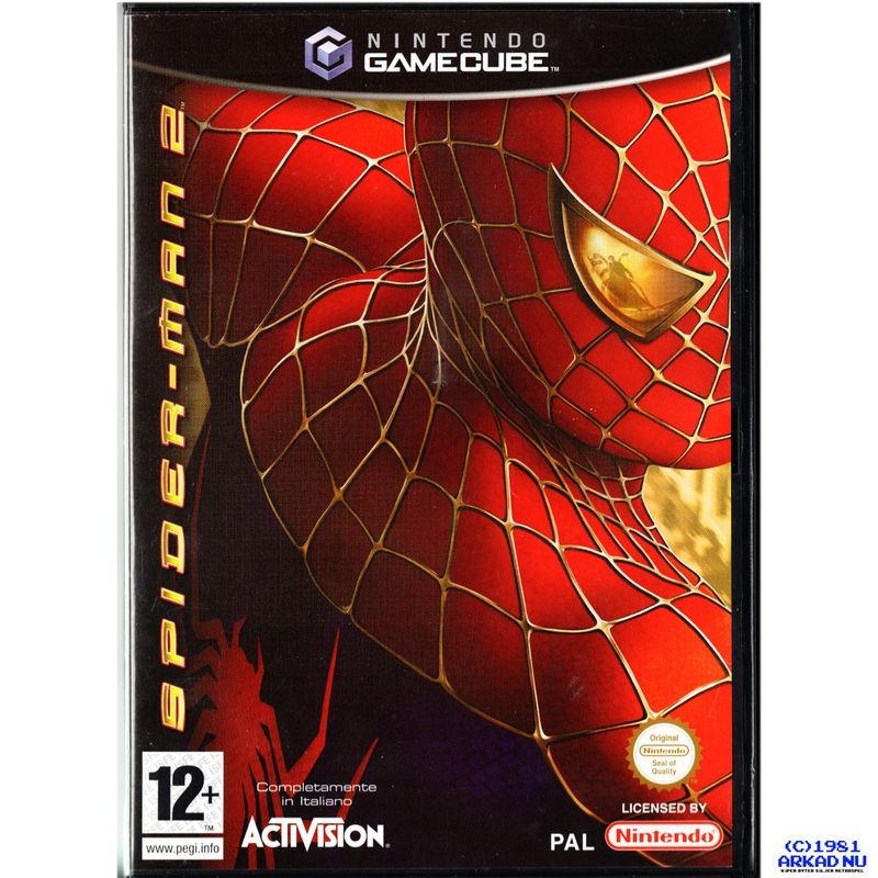 SPIDER-MAN 2 GAMECUBE ITALIENSK