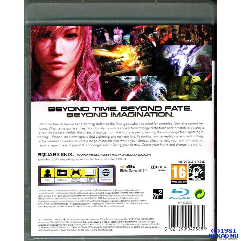 FINAL FANTASY XIII-2 NORDIC EDITION PS3