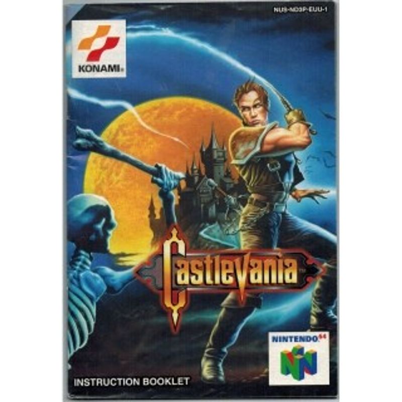 CASTLEVANIA MANUAL N64 SVENSK