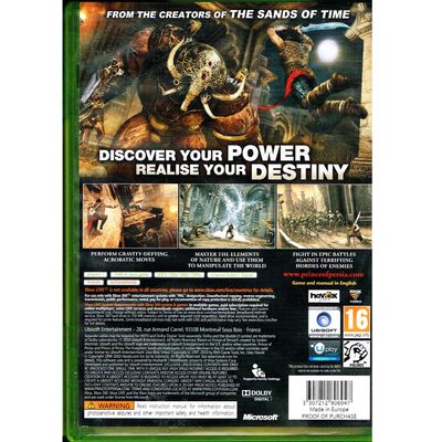 PRINCE OF PERSIA THE FORGOTTEN SANDS XBOX 360