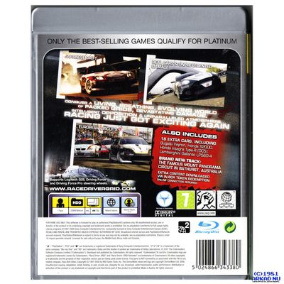 RACEDRIVER GRID RELOADED PS3