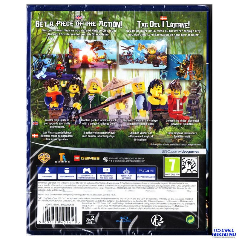 LEGO NINJAGO MOVIE VIDEOGAME PS4