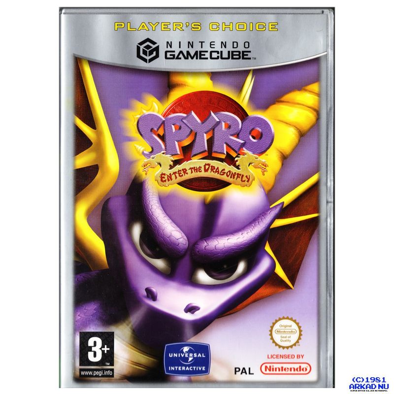 SPYRO ENTER THE DRAGONFLY GAMECUBE