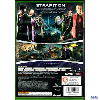 SAINTS ROW THE THIRD XBOX 360