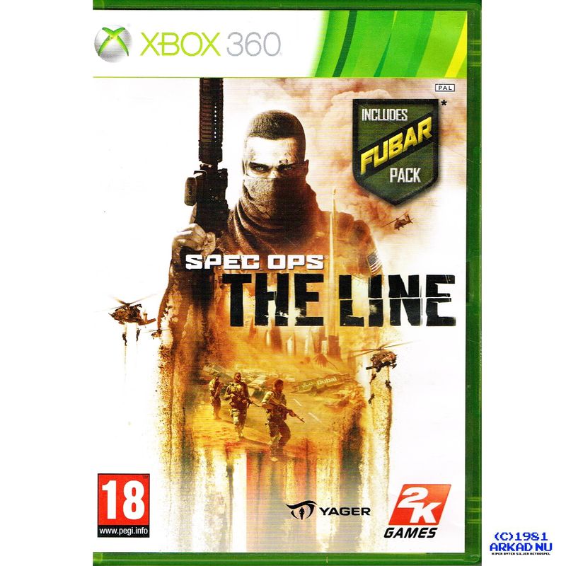 SPEC OPS THE LINE FUBAR EDITION XBOX 360