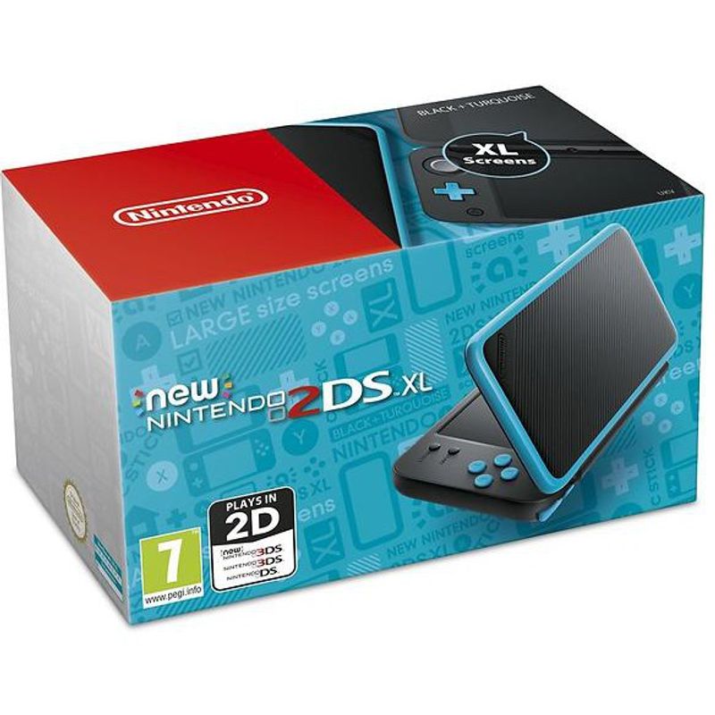 NEW NINTENDO 2DS XL BLACK TURQUOISE