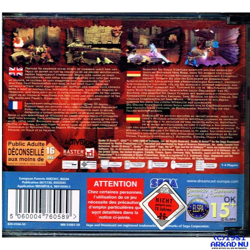QUAKE III ARENA DREAMCAST