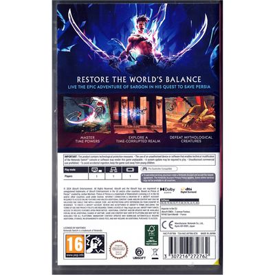 PRINCE OF PERSIA THE LOST CROWN SWITCH