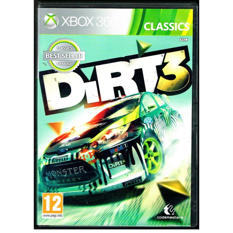 DIRT 3 XBOX 360