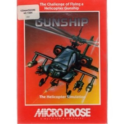 GUNSHIP C64 DISK