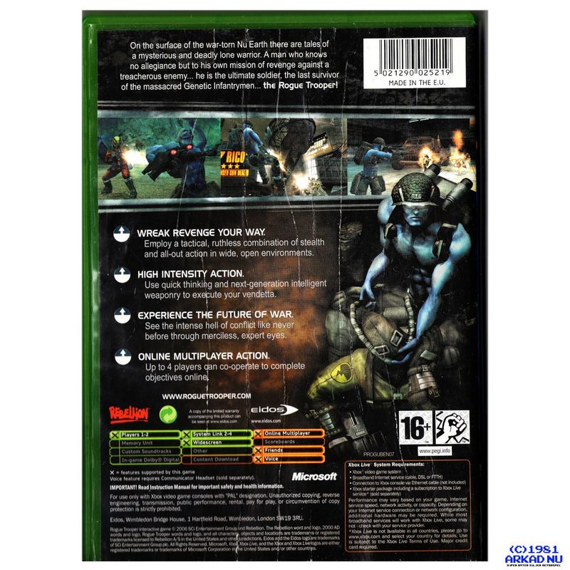 ROGUE TROOPER XBOX