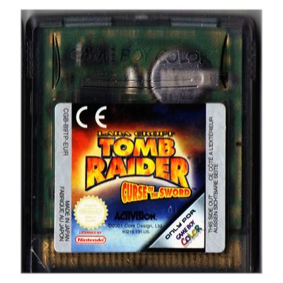 TOMB RAIDER CURSE OF THE SWORD GAMEBOY COLOR