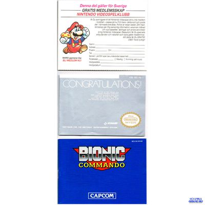 BIONIC COMMANDO NES SCN