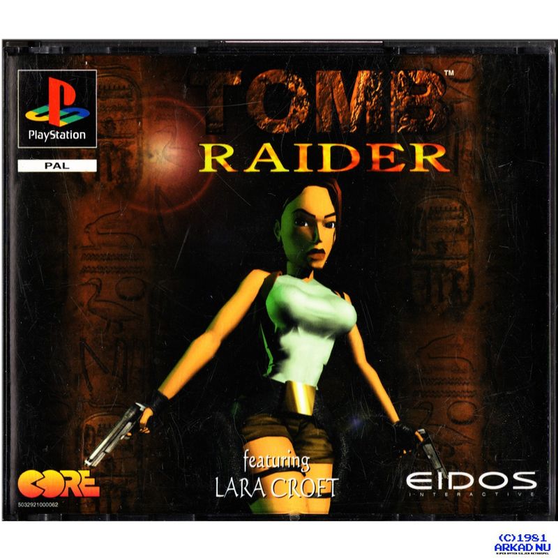 TOMB RAIDER PS1 DOUBLE JEWEL CASE VERSION