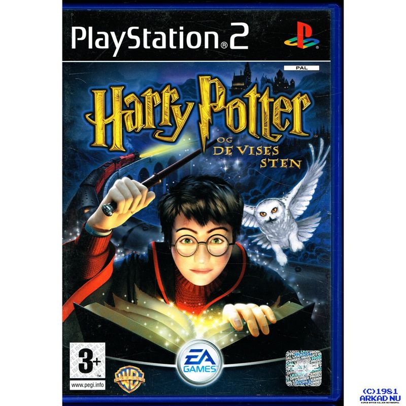 HARRY POTTER OCH DE VISES STEN PS2 DANSK UTGÅVA SVENSK TEXT I SPELET