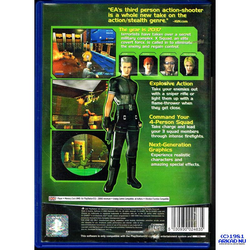 X SQUAD PS2