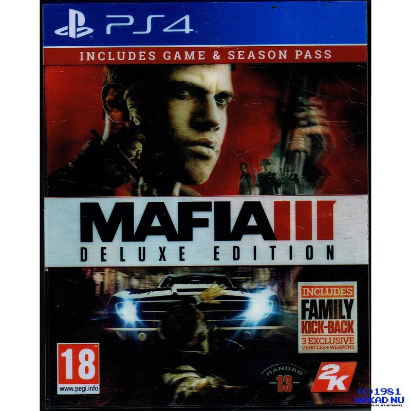 MAFIA III DELUXE EDITION PS4