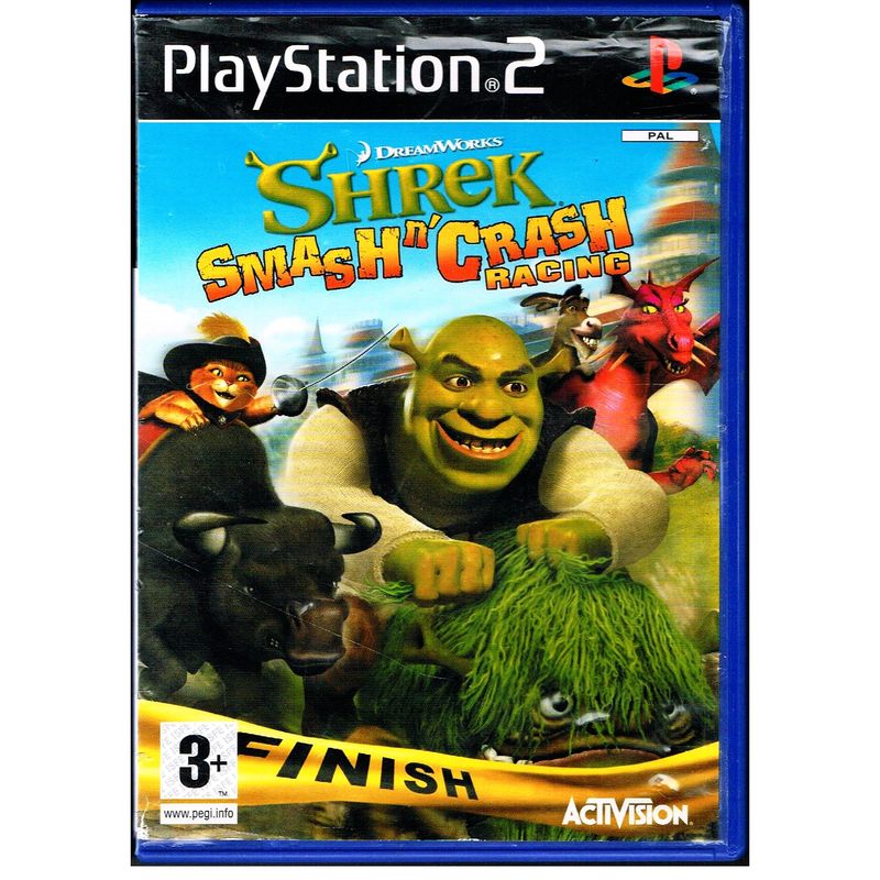 SHREK SMASH N CRASH RACING PS2