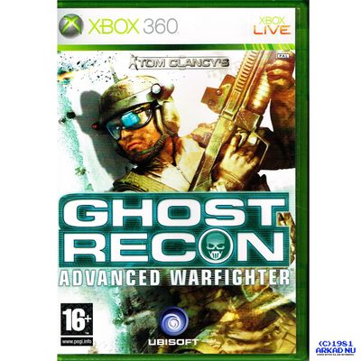 TOM CLANCYS GHOST RECON ADVANCED WARFIGHTER XBOX 360