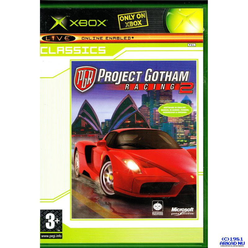 PROJECT GOTHAM RACING 2 XBOX