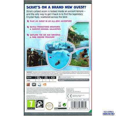 ICE AGE SCRATS NUTTY ADVENTURE SWITCH