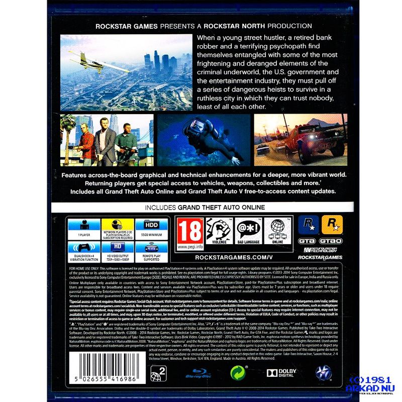 GRAND THEFT AUTO V PS4