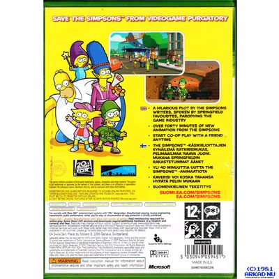 THE SIMPSONS VIDEOPELI XBOX 360