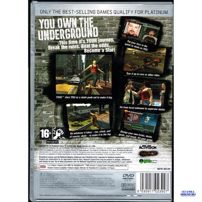 TONY HAWKS UNDERGROUND PS2