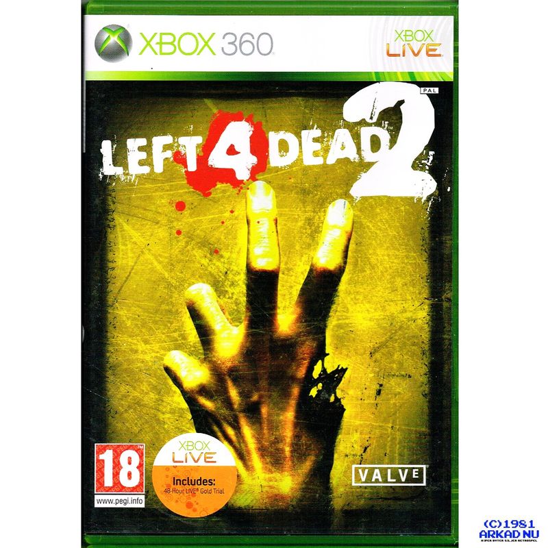 LEFT 4 DEAD 2 XBOX 360