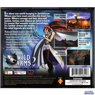 WILD ARMS 2 PS1 NTSC USA