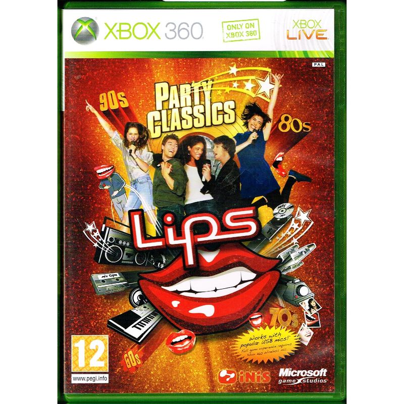 LIPS PARTY CLASSICS XBOX 360